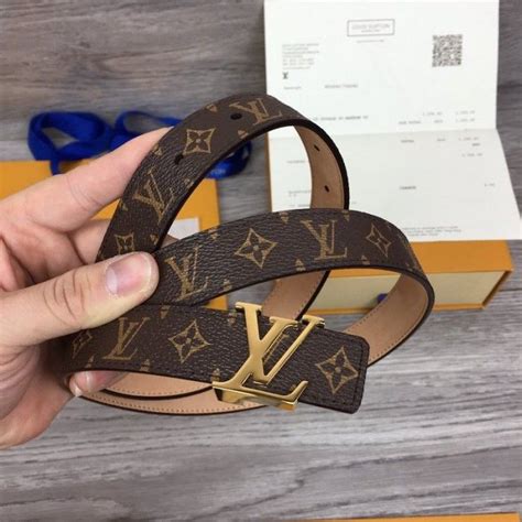 Women's LV Initiales 25mm belt 